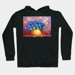 Bouquet of cornflowers Hoodie